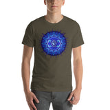 Chakra T-Shirt "CHAKRA BLUE" Healing Spiritual Meditation  Short-Sleeve Unisex T-Shirt