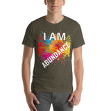 Motivational Unisex T-Shirt "I AM ABUNDANCE"   Inspiring Unisex T-Shirt