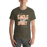 Motivational T-Shirt "Fly Like Eagle" Inspirational Short-Sleeve Unisex T-Shirt