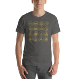 Chakra Unisex T-Shirt "Chakra Symbol" Healing  Short-Sleeve Unisex T-Shirt