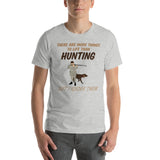 Hunting Funny T-Shirt "I Love Hunting" Customized Short-Sleeve Unisex T-Shirt for Hunting Lover