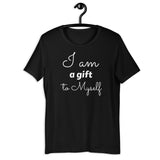 Motivational T-Shirt "I am a Gift" Inspiring Law of Affirmation Short-Sleeve Unisex T-Shirt