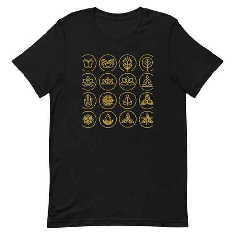 Chakra Unisex T-Shirt "Chakra Symbol" Healing  Short-Sleeve Unisex T-Shirt