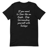 Motivational  T-Shirt "SOAR LIKE AN EAGLE" Law of Affirmation Short-Sleeve Unisex T-Shirt