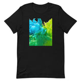 Motivational  T-Shirt "Wave of Nature" Positive  Inspiring Short-Sleeve Unisex T-Shirt