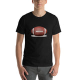 American Football T-Shirt , Customized Short-Sleeve Unisex T-Shirt for Football Fans and Player