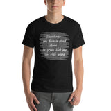 Motivational  T-Shirt "Still Stand" Inspiring Law of Affirmation Short-Sleeve Unisex T-Shirt