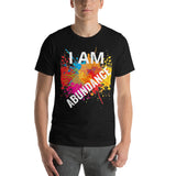 Motivational Unisex T-Shirt "I AM ABUNDANCE"   Inspiring Unisex T-Shirt