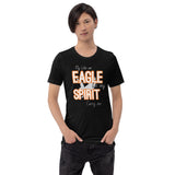 Motivational T-Shirt "Fly Like Eagle" Inspirational Short-Sleeve Unisex T-Shirt