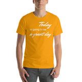 Motivational T-Shirt "A Great Day" Inspiring Law of Affirmation Short-Sleeve Unisex T-Shirt