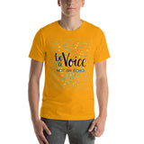 Motivational T-Shirt "Be A voice Not an Echo" Law of Affirmation Short-Sleeve Unisex T-Shirt