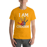 Motivational  T-Shirt " I AM CREATOR"    Inspiring Law of Affirmation Short-Sleeve Unisex T-Shirt