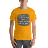 Motivational  T-Shirt "Still Stand" Inspiring Law of Affirmation Short-Sleeve Unisex T-Shirt