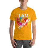 Motivational Unisex T-Shirt "I AM ABUNDANCE"   Inspiring Unisex T-Shirt