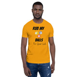 Funny Billiard T-shirt "Rub My Balls"  Short-Sleeve Unisex T-Shirt for Billiard player & Fans
