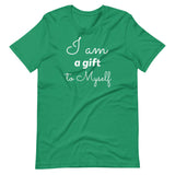 Motivational T-Shirt "I am a Gift" Inspiring Law of Affirmation Short-Sleeve Unisex T-Shirt
