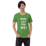Short-sleeve unisex t-shirt "Devil Can't Stop Me"