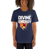 Motivational  T-Shirt " I AM DIVINE ENERGY" Positive & Inspiring Short-Sleeve Unisex T-Shirt