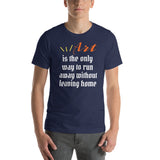 Funny Art T-Shirt "Art is the Way" Customized Short-Sleeve Unisex T-Shirt for Artists