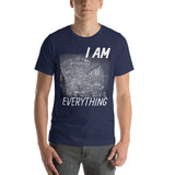 Motivational Unisex T-Shirt "I AM EVERYTHING"  Law of Attraction Short-Sleeve Unisex T-Shirt