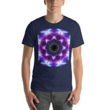 Chakra Unisex T-Shirt "Glittering Chakra" Symbol Short-Sleeve Unisex T-Shirt