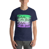 Motivational Unisex T-Shirt "INHALE FUTURE" Law of Affirmation Short-Sleeve Unisex T-Shirt