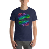 Motivational  T-Shirt "Life Is Colorful" Positive Inspiring Short-Sleeve Unisex T-Shirt