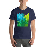 Motivational  T-Shirt "Wave of Nature" Positive  Inspiring Short-Sleeve Unisex T-Shirt