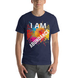 Motivational Unisex T-Shirt "I AM ABUNDANCE"   Inspiring Unisex T-Shirt