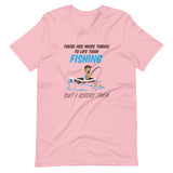 Funny Fishing T-Shirt "Ignore Many thing but Fishing" Customized Short-Sleeve Unisex T-Shirt for