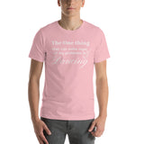 Dancing Funny T-Shirt "One Thing Dancing" Short-Sleeve Unisex T-Shirt for Dance Lover