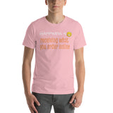 Funny Shopping T-Shirt "Happiness Online Order" Customized Short-Sleeve Unisex T-Shirt for Shopping Lover