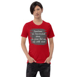 Motivational  T-Shirt "Still Stand" Inspiring Law of Affirmation Short-Sleeve Unisex T-Shirt