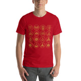 Chakra Unisex T-Shirt "CHAKRA Symbol" Short-Sleeve Healing Unisex T-Shirt