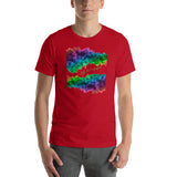 Motivational  T-Shirt "Life Is Colorful" Positive Inspiring Short-Sleeve Unisex T-Shirt