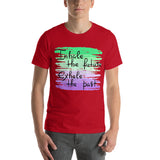Motivational  T-Shirt "Inhale Future" Inspiring Law of Affirmation Short-Sleeve Unisex T-Shirt