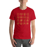 Chakra Unisex T-Shirt "Chakra Symbol" Healing  Short-Sleeve Unisex T-Shirt