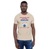 Bowling Funny T-Shirt "i Love Bowling" Customized Short-Sleeve Unisex T-Shirt for Bowling Player and Fans