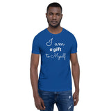 Motivational T-Shirt "I am a Gift" Inspiring Law of Affirmation Short-Sleeve Unisex T-Shirt
