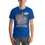 Motivational Unisex T-Shirt "I AM EVERYTHING"  Law of Attraction Short-Sleeve Unisex T-Shirt