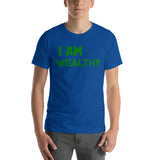 Motivational T-Shirt " I AM WEALTHY" Law of affirmation Short-Sleeve Unisex T-Shirt