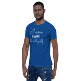 Motivational T-Shirt "I am a Gift" Inspiring Law of Affirmation Short-Sleeve Unisex T-Shirt
