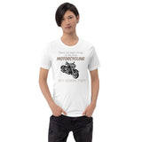 Motorcycling Funny T-Shirt "Motorcycling Lover" Customized Short-Sleeve Unisex T-Shirt for Motorcycling Lover