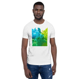 Motivational  T-Shirt "Wave of Nature" Positive  Inspiring Short-Sleeve Unisex T-Shirt