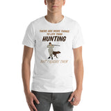 Hunting Funny T-Shirt "I Love Hunting" Customized Short-Sleeve Unisex T-Shirt for Hunting Lover