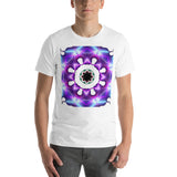 Chakra Unisex T-Shirt "Glittering Chakra" Symbol Short-Sleeve Unisex T-Shirt