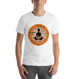 Chakra  Unisex T-Shirt "I LOVE MY BODY" Sacral Healing  Meditation Short-Sleeve Unisex T-Shirt