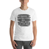 Motivational  T-Shirt "Still Stand" Inspiring Law of Affirmation Short-Sleeve Unisex T-Shirt