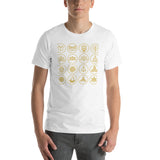 Chakra Unisex T-Shirt "Chakra Symbol" Healing  Short-Sleeve Unisex T-Shirt