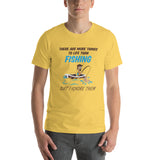 Funny Fishing T-Shirt "Ignore Many thing but Fishing" Customized Short-Sleeve Unisex T-Shirt for